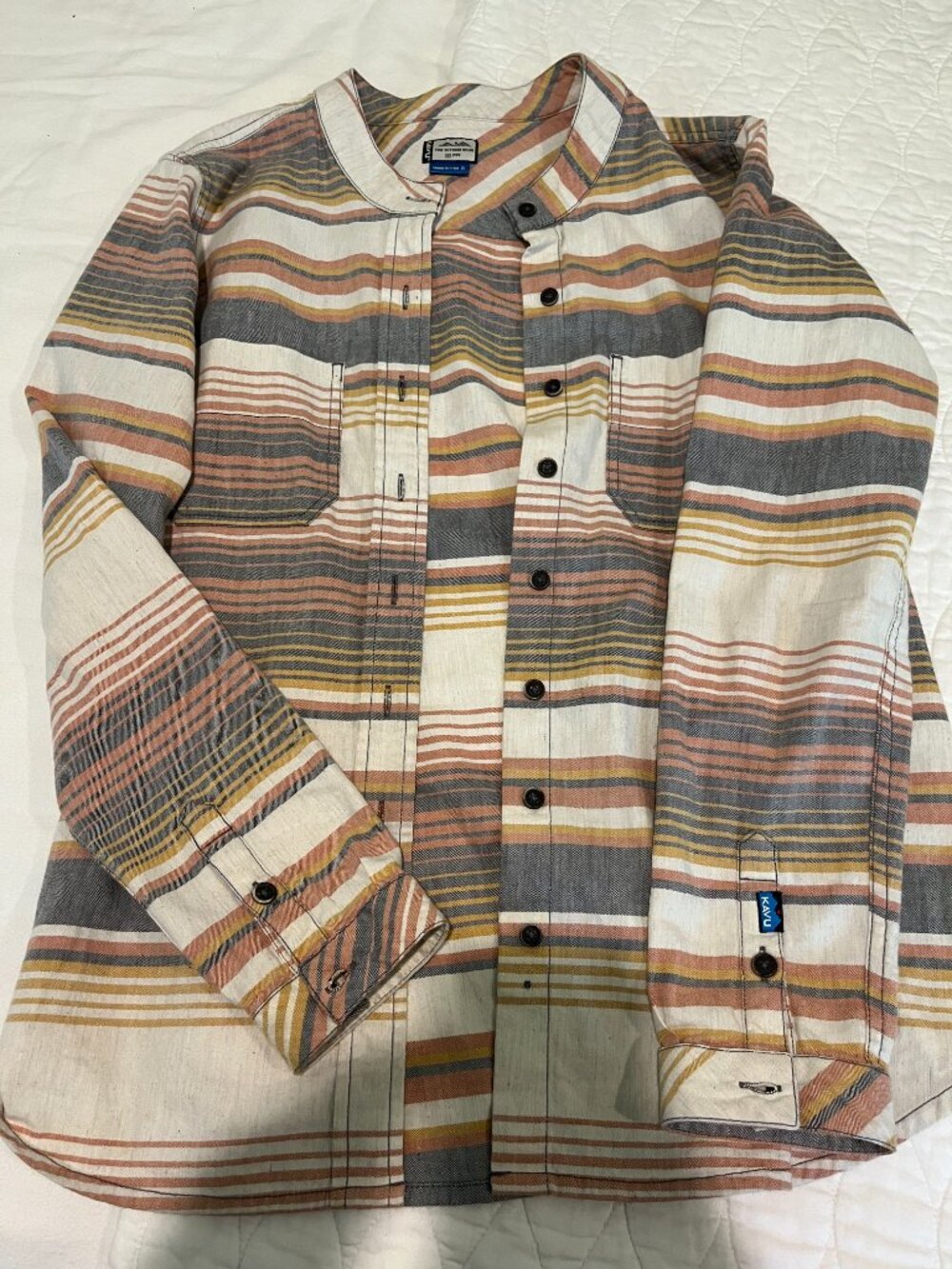 Thin Flannel Kavu button up - Picture 3 of 3